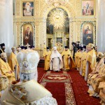 Святейший Патриарх Московский и всея Руси Кирилл совершил Божественную литургию в Спасо-Преображенском кафедральном соборе г. Тамбова.