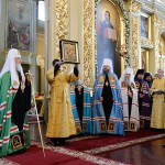 Святейший Патриарх Московский и всея Руси Кирилл совершил Божественную литургию в Спасо-Преображенском кафедральном соборе г. Тамбова.