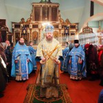 Божественная литургия в Казанском храме села Петровка Сампурского района