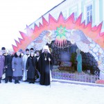 Освящение Вифлеемского вертепа в Казанском мужском монастыре города Тамбова