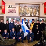 освящение знамени военно-патриотического клуба «Честь смолоду»